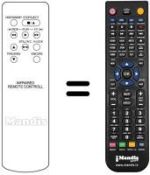 Mando a distancia equivalente INFRARED REMOTE CONTROL