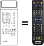 Mando a distancia equivalente IR 6009