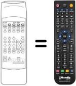 Mando a distancia equivalente IR 99 / 39 TEXT