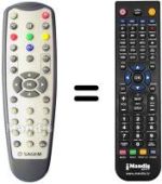 Replacement remote control Sagem ITD 61 (ver. 2)