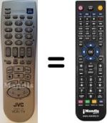 Mando a distancia equivalente JVC HR-J770 EU