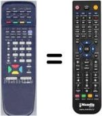 Mando a distancia equivalente RM-C663