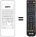 Replacement remote control JXRA