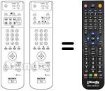 Mando a distancia equivalente Sony KV-32 FC60