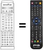 Replacement remote control Aristona MATCH LINE PANORAMA 32 PW 960 B