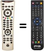 Replacement remote control Medion MD 41530