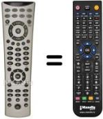 Replacement remote control Medion MD 7223 LCD