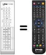 Mando a distancia equivalente MECATRON 6203