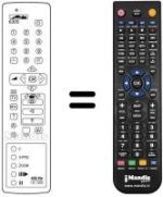 Mando a distancia equivalente MECATRON 6305