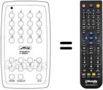 Mando a distancia equivalente MECATRON 6905
