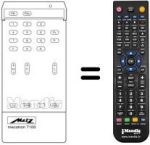 Mando a distancia equivalente MECATRON 7200
