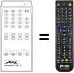 Mando a distancia equivalente MECATRON 7211