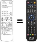 Mando a distancia equivalente Audiosonic MV 204