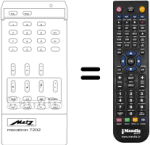 Mando a distancia equivalente MECATRON 7202