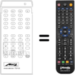 Mando a distancia equivalente MECATRON 7212
