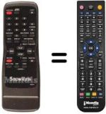 Mando a distancia equivalente Funai 21A-620