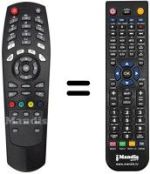 Replacement remote control XDOME DT-500M