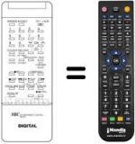 Mando a distancia equivalente RB-D1P DIGITAL