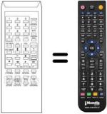 Mando a distancia equivalente RC-1021 E