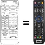 Mando a distancia equivalente RC-1066 E
