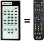 Replacement remote control Orion TVC 1699