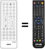 Mando a distancia equivalente Akai CT 2160 (ver. 2)
