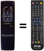 Replacement remote control Orion VP 291 RC