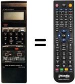 Replacement remote control 076200B001