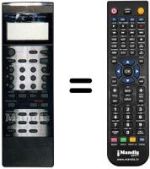 Replacement remote control Orion VH 2491 HS