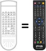 Mando a distancia equivalente Audiosonic KT 9272 STX-IIC BUS