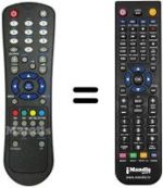 Replacement remote control RC 1055