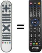 Replacement remote control Autovox AX 42PB 26 (ver. 2)
