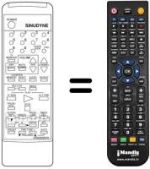 Replacement remote control 076G020010