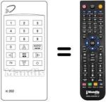 Mando a distancia equivalente RC 202