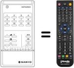 Mando a distancia equivalente RC 238