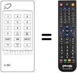 Mando a distancia equivalente RC 300