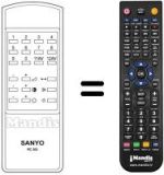 Mando a distancia equivalente RC 302