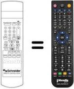 Replacement remote control RC 307