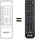 Replacement remote control RC 307