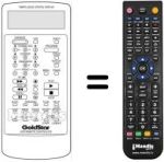 Mando a distancia equivalente RC 400 P