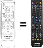 Replacement remote control RC 5304U