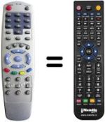 Replacement remote control Sinudyne 14K33