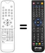 Mando a distancia equivalente United UTV 8021 X