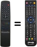Mando a distancia equivalente RC 647340