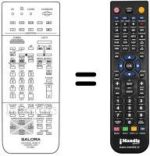 Mando a distancia equivalente RC 9800
