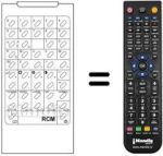 Mando a distancia equivalente RCM STEREO