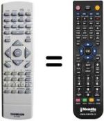 Replacement remote control RCT 195 DB1