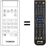 Replacement remote control Thomson 40 MPS 46