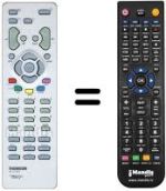 Replacement remote control Teleavia DTI 551