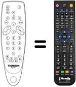 Replacement remote control Arc En Ciel 10 SINUX